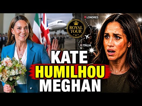 Kate HUMILHA Meghan após viagem de sucesso e GUERRA EXPLODE na realeza