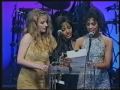 Debi Diamond, Tammi Ann and Bionca win Most Outrageous Sex Scene at the 1995 AVN Awards