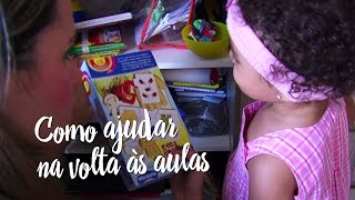 Como ajudar os filhos na volta às aulas