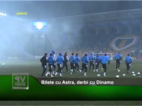 Bilete cu Astra, derbi cu Dinamo