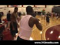 d wade vs  melo impromptu 3 point contest