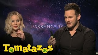 Pasajeros: Entrevista con Jennifer Lawrence y Chris Pratt