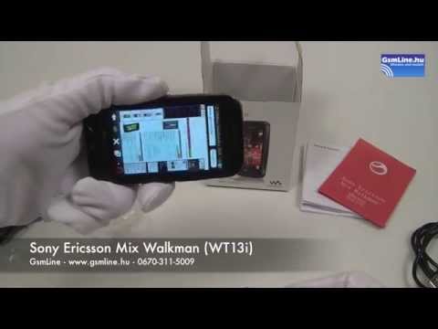Sony Ericsson Mix Walkman teszt vide�