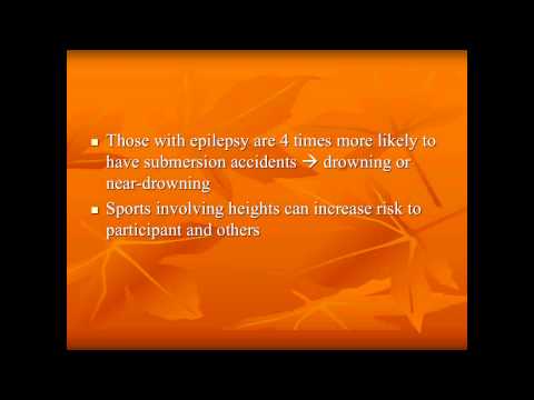 Epilepsy Webinar – Sports participation in children with epilepsy