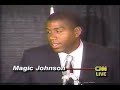Magic Johnson announces retirement Nov 7, 1991