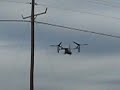 V-22 Osprey landing at MCAS Cherry Point