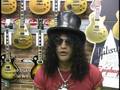 SLASH GIBSON LES PAUL PREMIERES, GIVES AWAY GUITAR SECRETS