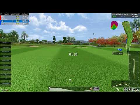 Hanaro Screen Golf Simulator   -  Scramble Game(ENG).62.