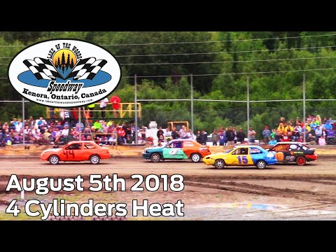 August 5, 2018 4-Cylinder Heat Race