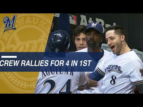 Video: NLCS Gm6: Brewers open up with 4 runs in the 1st inning