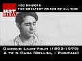 100 Greatest Singers: GIACOMO LAURI-VOLPI 100 Greatest Singers: GIACOMO LAURI-VOLPI