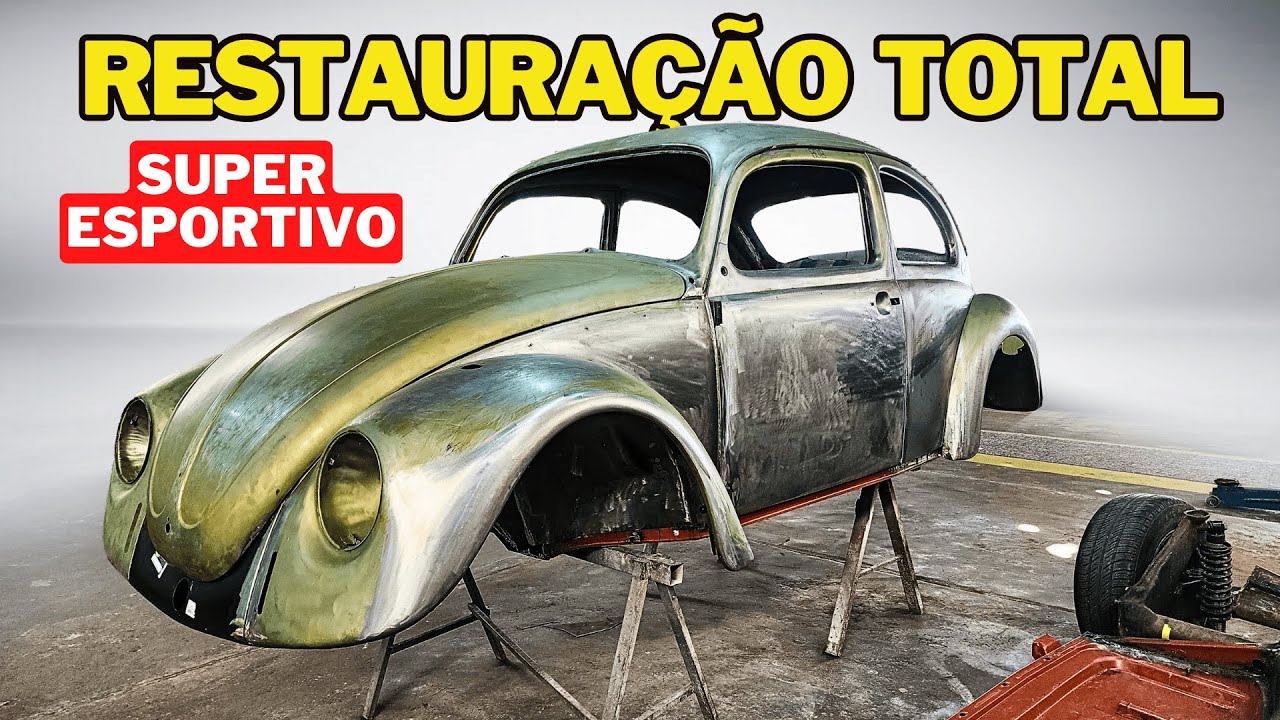 O Som da Restauração 🖤 Fusca Corvo 1971 Ganhando Vida