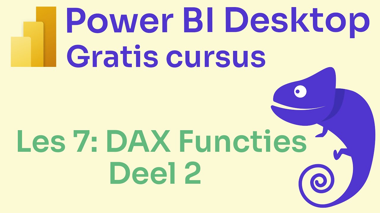 Les 7 DAX Functies deel 2