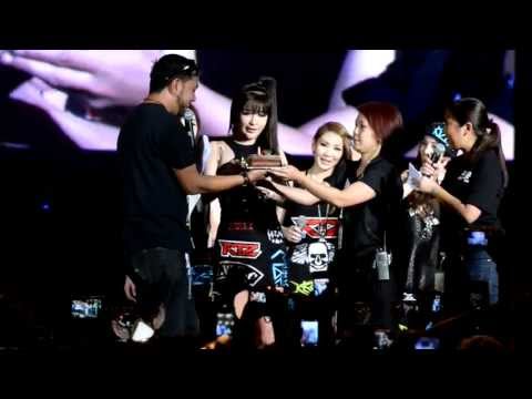130323 2NE1 Twin Towers Alive 2013 Park Bom Surprise Birthday Wish #TTAlive