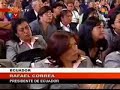 Ecuador, Presidente Rafael Correa respalda a Venezuela