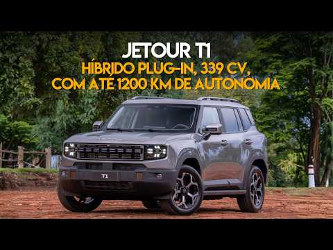 Jetour T1 - Híbrido plug-in, 339 cv, com até 1200 km de autonomia!