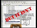Differences between means in Excel