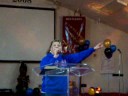 Guest speaker Maleesa Antwiler for our annual youth service. Posted with permission.