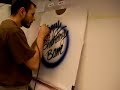 Airbrushing Tee Shirt....Lettering Design