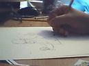 Drawing  Homer The Budha!!