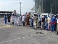 مقطع من عملية فض الشغب في يوم التخريج