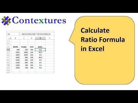 how to calculate ratio
