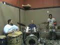 Pedrito Martinez,Rafael Monteagudo and Jahir warming up