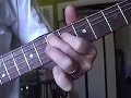 Simple Jazz Blues Progression on the guitar