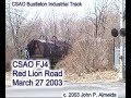 conrail fj4 crossing red lion road on the bustleton branch  philadelphia pa march 27 2003