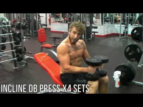 front delt - Hey Dude thanks for coming to catch Monday's Chest and Front Delt Workout, where we will rip you through the technique and form to get the best pump possible...