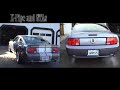 Comparison of my 2007 Mustang GT stock exhaust vs. the same car with FRPP X-pipe and GTA mufflers. Car is otherwise stock (performance wise).