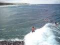 Surfing at Jobos Beach, Puerto Rico