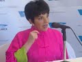 Palabras de Liza Minelli en conferencia de prensa en el hotel Quinta Real de Guadalajara, México.
