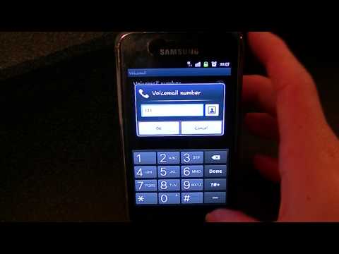 how to set up voicemail on samsung galaxy discover