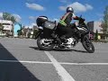 Low-speed practice on a v-strom Low-speed practice on a v-strom