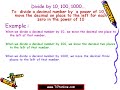 Multiplying and dividing decimals by 10,100,1000