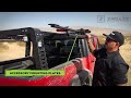 ZROADZ Overland Access Rack W/ Three Lifting Side Gates, For Use on Factory Rail (Part Number: Z834211) ZROADZ Overland Access Rack W/ Three Lifting Side Gates, For Use on Factory Rail - JT