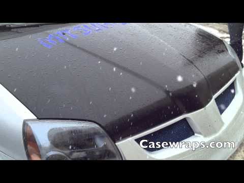 DIY Mitsubishi Galant GTS Carbon Fiber Hood Wrap
