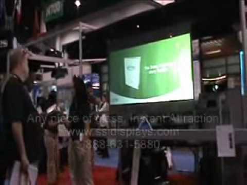 InfoComm 2010 - 72inch Thru Glass Touch Screen and Film.wmv