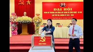 Đại hội Đảng bộ Trường Cao đẳng Xây dựng và Công nghệ - Xã hội lần thứ VIII, nhiệm kỳ 2025 - 2030