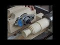 See this and more projects at www.thiswoodwork.com Quick video showing my latest creation, a homebuilt router lathe or copier lathe. I combine a router with a woodturning lathe so I can use a template to reproduce copies of turnings time and time again. Also durning the video I show the making of a small bud vase using the setup as well as a great colourful dyed finish staining the wood a bright green. alex harris thiswoodwork teenwoodworker how to build built woodworking woodwork project projects homemade wooden