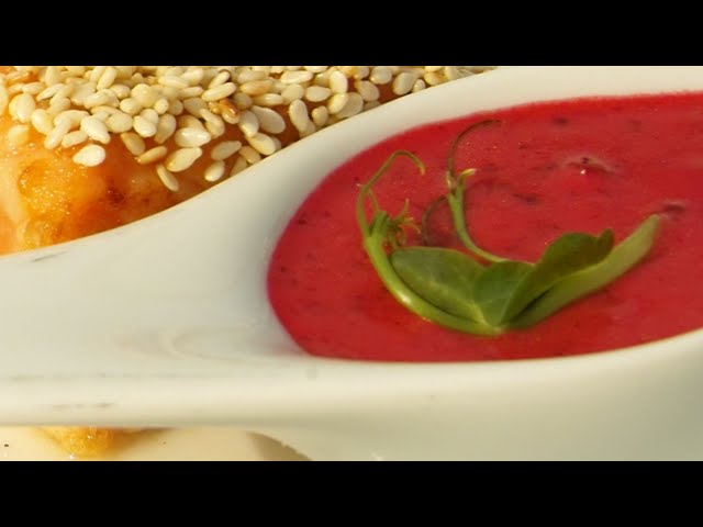  Rote Senfsoße (Beigabe zu Fischgerichten)