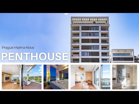 Video Prodej zařízeného penthouse 271 m² | Praha - Holešovice