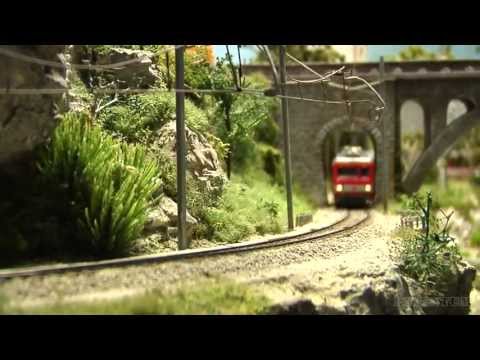 Switzerland - An amazing model railway layout about Switzerland and the famous Glacier Express. Watch a model train, cruising between Brig, Visp and Zermatt as model railr...
