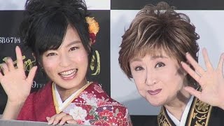 小島瑠璃子、小林幸子／第67回十日町雪まつり周知記者発表会