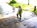 more splish splash sploshing in puddles