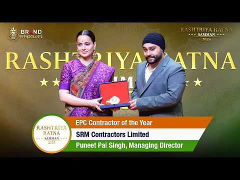 SRM Contractors Limited Wins EPC Contractor of the Year at RRS 2026 | Rashtriya Ratna Samman 2026