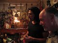 Stevie B playing double lunchbox at Ukulele Ray's