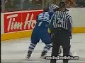 Tie Domi vs. Rob Ray Tie Domi vs. Rob Ray