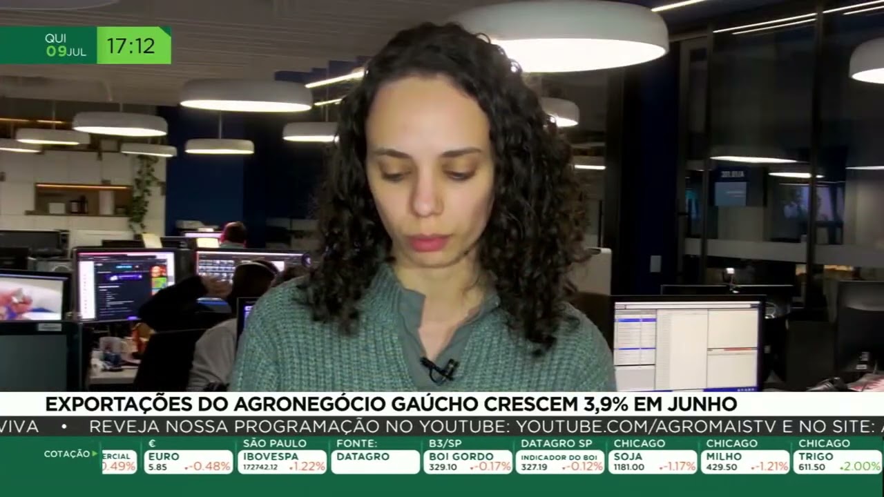 Exportações do agronegócio gaúcho crescem 3,9% em junho